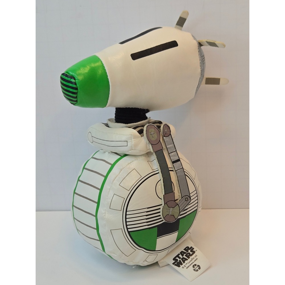 Star Wars D-O Droid Plush Disney Store Green White Rise of Skywalker 8"